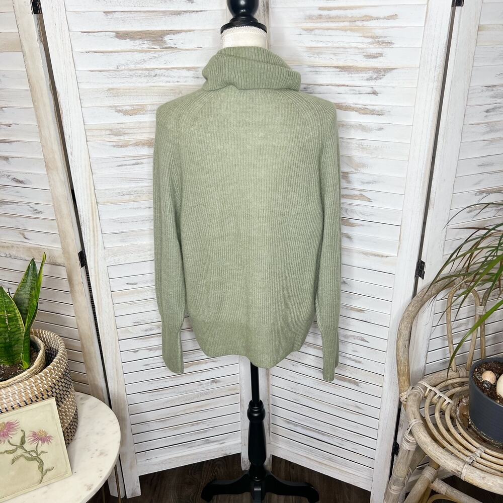 Quince Olive Green Turtleneck Sweater - Picture 5 of 16